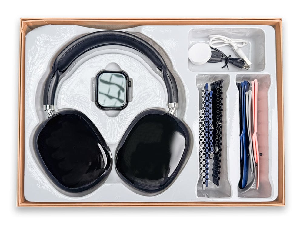 p9 headphone + watch curved + free strap